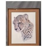 Jacquie Marie Vaux Cheetah Portrait Print