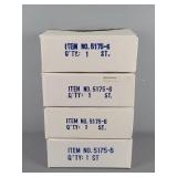 4x The Bid Box 5 Pc Dept 56 Trees