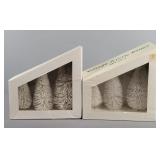 2x The Bid Dept 56 Village Arctic Pines Sets Of 3