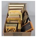 Large Lot Asst Picture Frames