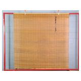 6x6 Bamboo Roll Down Patio Sun Shade