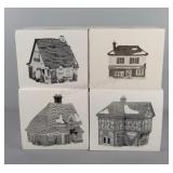 4x The Bid Dept 56 Dickens Village Series