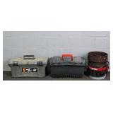 Lot Of 3 Rubbermaid & More Tool Storage Containers