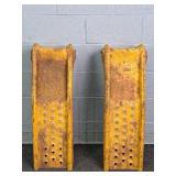 Pair Heavy Duty Metal Vehicle Ramps