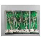 4x The Bid Dept 56 Village Winter Birch