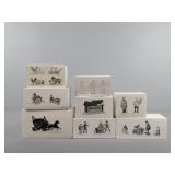 8x The Bid Heritage Village Collection Accessories