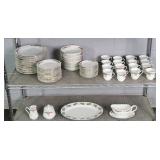 80 Pc Fairfield Poinsettia China