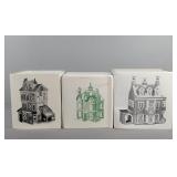 3x The Bid Dept 56 Dickens Village Series