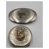2 Western Belt Buckles