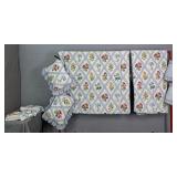 Pair Dan River Twin Comforters W/ Matching Skirts