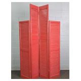 Painted Wood Repurposed Shutter Decor/display
