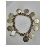 Vintage Bible Ten Commandments Bracelet