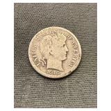 1916 S Barber Silver Dime