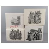 4x The Bid Dept 56 Dickens Village Series