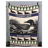 Woven Loon Themed Throw