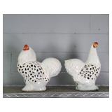 2x The Bid Glazed Hen & Rooster
