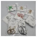 Lot New Designer Pierced Earrings Cherie New York
