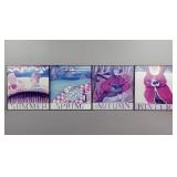 4x The Bid Nancy Thomas Folk Art The 4 Seasons
