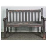 Heavy Solid Wood Bench
