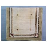 Block Pattern Multi Color Accent Rug- No Label