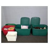 4 Pc Lot Tots E With Holiday Accessory Contents