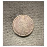 1882 Liberty Seated Silver Dime