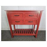 Painted Mfg Wood Small Sideboard Buffet Cabinet