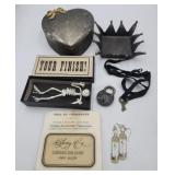 Dresser Findings Lot Jewelry Box Handmade