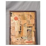 Kay Stowall Highnoon Vintage Framed Multimedia Art