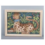 Ricky Evans Gallery Framed Needlepoint Tapestry