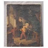 Vintage Oil On Canvas