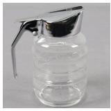 German Beehive Glass Syrup Dispenser