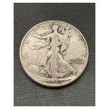 1943 Walking Liberty Silver Half Dollar