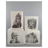 4x The Bid Dept 56 Dickens Village Series