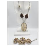 Statement Large Scale Southwestern Style Necklace