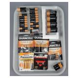 Lot Asst Batteries Various Size Duracell & More