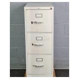 Hon 3 Drawer Heavy Metal File Cabinet