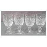 4x The Bid Waterford Stemware