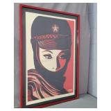 Shepard Fairey Peace Hand Signed Silkscreen Print