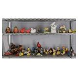Large Lot Assorted Bird Decor
