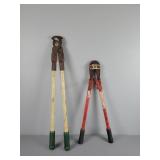 2x The Bid Greenlee & More Cable & Bolt Cutters