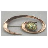 Signed Matisse Renoir Modernist Copper &
