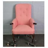 Victorian Style Upholstered Accent Chair