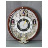 Seiko Schwarovski Melodies In Motion Wall Clock