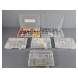 6x The Bid Assorted Washers, Screws, Electrical