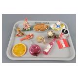 11x The Bid Food & More Ornaments