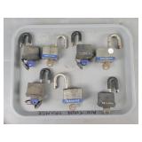 7x The Bid Padlock With Key