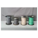 4x The Bid 10 Ga Multi- Strand Insul Rolls Of Wire