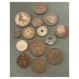 Lot Of Mostly 100+ Year Old Foreign Coins