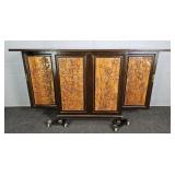 Beautiful Hand Carved Marble Top Oriental Bar